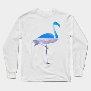 Flamingo silhouette Long Sleeve T-Shirt
